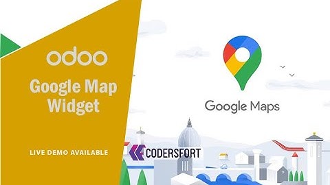 How to add Google Map in any form | odoo google maps integration | Odoo Google Map Widget