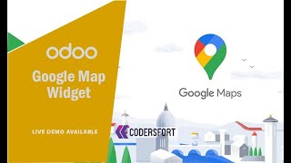 Odoo Map Widget | Odoo Google Map Widget