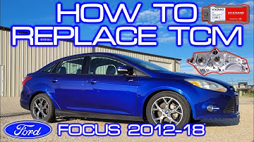 How to replace TCM in a Ford Focus 2012-18 2.0L & Program TCM Adaptive Learning with FORD IDS