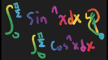 Integral of cos^nx and sin^nx from 0 to pi/2