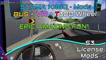 Bus in VR with Thrustmaster T300 Wheel - Live For Speed S3 Mods
