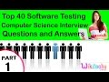 Top 40 software testing cse technical interview questions and answers tutorial for fresher beginners