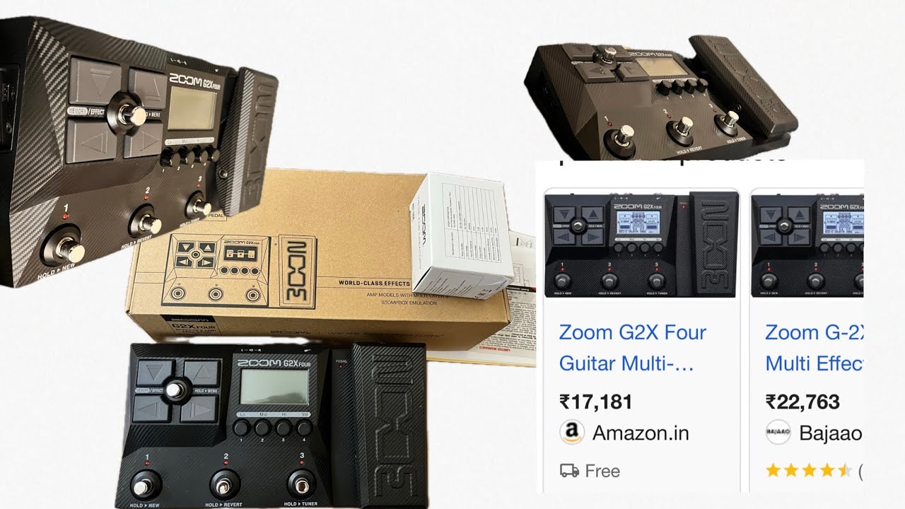 Unboxing | Zoom G2X Four | Guitar Effect Processor #zoomg2xfour