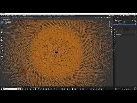 Creating a 3D Fibonacci Spiral in Blender using GPT4 & AI Scripting