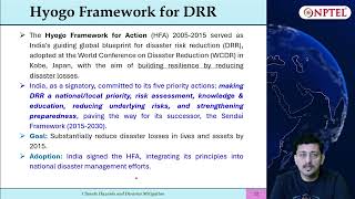 Disaster risk reduction and economics of disasters