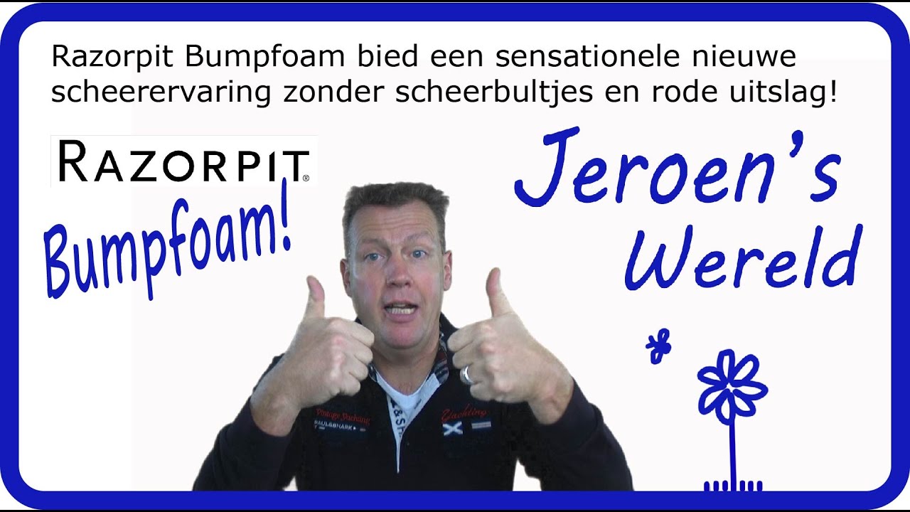 Razorpit Bumpfoam bied een sensationele nieuwe scheerervaring zonder scheerbultjes en rode uitslag!