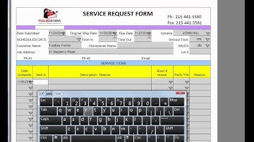 Service Request Form