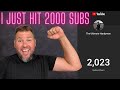 The Ultimate Handyman Hits 2000 Subscribers!