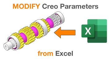 MODIFY Creo Parameters from Excel