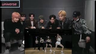 Enphyen Reaction to Blackpink 'pink venom ' Dance practice (fanmade)