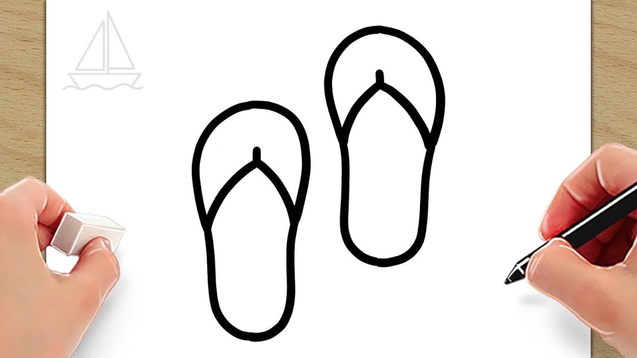 320+ Rubber Slippers Drawings Stock Illustrations, Royalty-Free Vector  Graphics & Clip Art - iStock