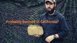 Banned in California Probably - USMC Assault Pouch, Coyote Brown