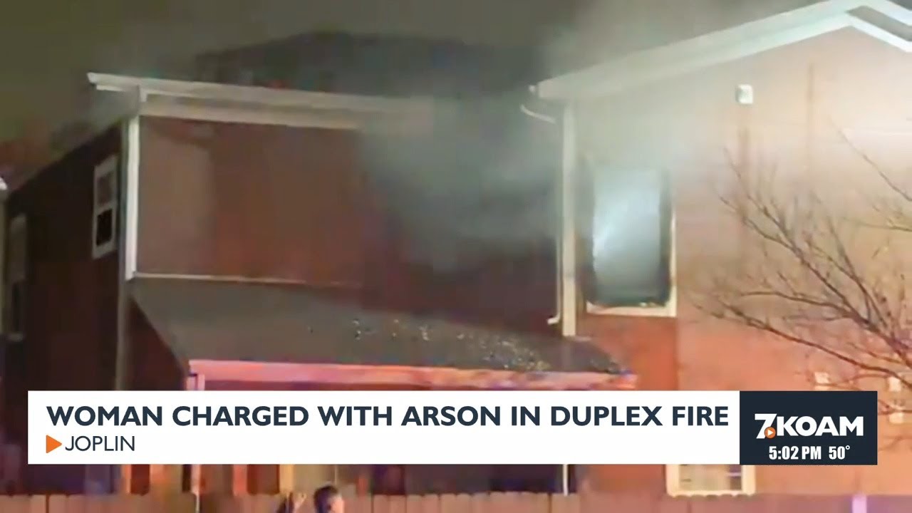 Authorities charge woman with arson in connection to duplex fire - YouTube