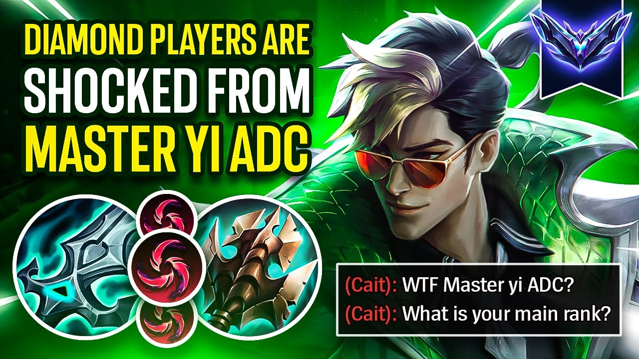 Unranked To Master With Master Yi ADC - Diamond Players Are Shocked From Master Yi ADC