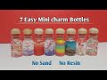 DIY|Miniature Bottle Art|Easy Tiny charm Bottles|Theme Bottles