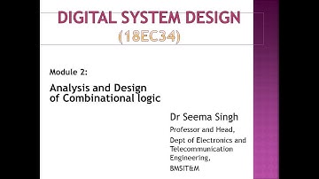 DSD Module 2 class 9 on Multiplexer ICs by Dr. Seema Singh, Professor, Dept of ETE, BMSITM