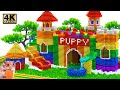 How To Build Castle Mud Dog House, Slime Tank From LEGO Balls