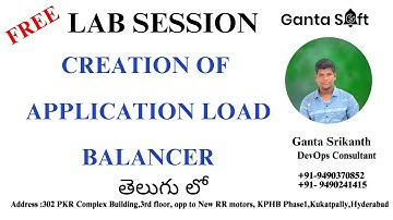 Creation Of Application Load Balancer |GantaSoft | Best Devops Training in  KPHB HYD| Ganta Srikanth