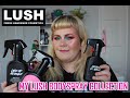 My Lush Cosmetics Body Spray Collection including Lush Community Favourites