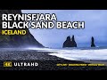 4K Reynisfjara Black Sand Beach Iceland  2021