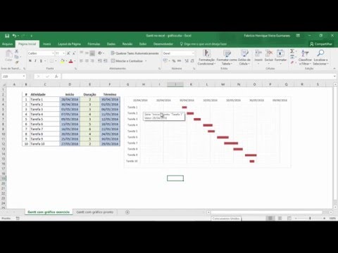 Vídeo: Como Construir Um Gráfico De Gantt