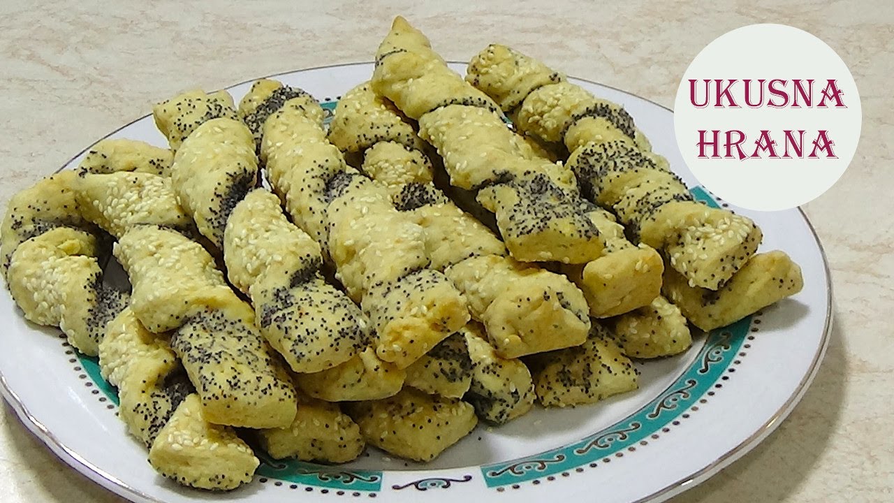 Posni štapići sa susamom i makom