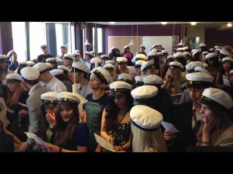 Studentsången Mösspåtagning på Didaktus i Liljeholmen [Academedia]