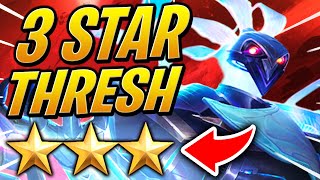 3 STAR THRESH ⭐⭐⭐ Pulls THE WHOLE BENCH?! | TFT Galaxies | Teamfight Tactics Set 3 | LoL