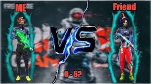 1v1 with my friend rematch | Garena free fire