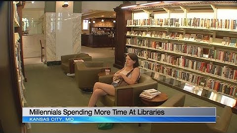 Libraries surprisingly popular with millennials