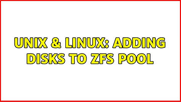 Unix & Linux: Adding disks to ZFS pool (2 Solutions!!)
