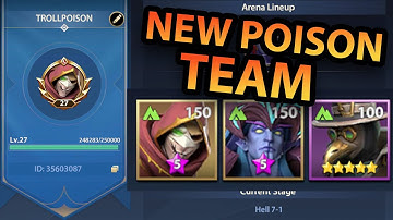 Infinite Magicraid : BUILDING A POISON TEAM !! BETTER THAN HP BURN ?!