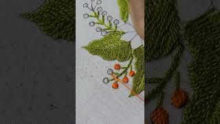 Little little flower bud stitch tutorial #shortsvideo #shortviral #embroidery #embroiderylover