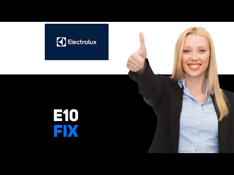 How To Fix Electrolux Washing Machine E10 Error Code 2025