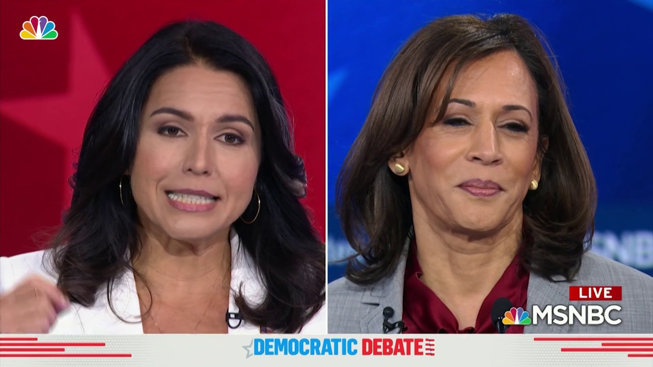 Tulsi Gabbard Goes After Democratic Party in Debate With Kamala Harris  NBC New York