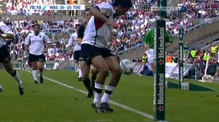 Rob Howley try vs Toulouse (2004 HEC Final)