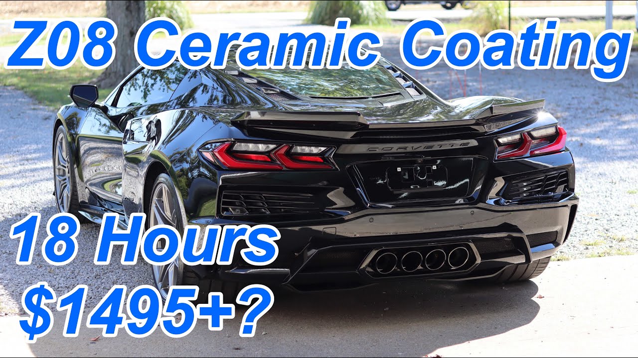 Ceramic Coating For Cars. What Goes Into? Brand New Z06 Corvette