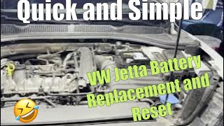 Replace battery and reset on 2020 Jetta #diy #Hopi #jetta