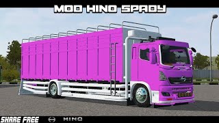 Share!!! Mod Hino Spady Bak engkel dan Livery by SBN Team || Livery Bussid @NFLCONCEPT