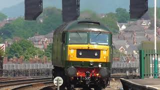 BR Two-Tone Green Class 47/4 no: D1944 {47501} Craftsman @ Newport {0Z49} 23/05/2018.