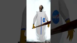 Granny Is Astronaut vs Freeze Trap || #shorts #trending #viral #granny #grannygame #horrorgame