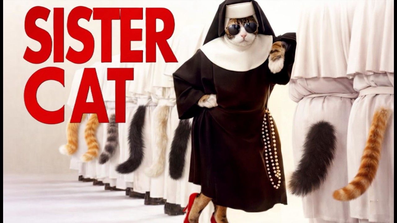 Кошка-сестра ⛪🐈 Сестринский акт с кошками😹