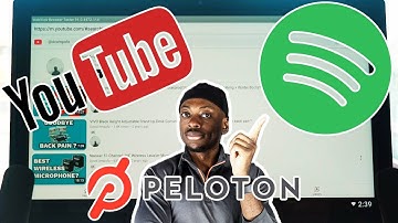 How to watch @YouTube and @Spotify on @OnePeloton Bike! | 4K