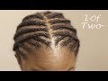 TWO BEST BRAIDING PATTERNS FOR CROCHET BOX BRAIDS, TWISTS & LOCS | FOR MIDDLE AND SIDE PART