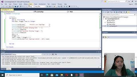 Mencari Luas Segitiga Menggunakan VB.Net