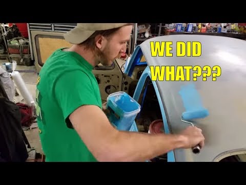 How To Paint A Car At Home Outside With A Roller
