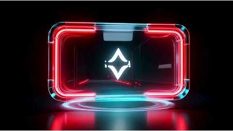 !FocusFrame™ — Futuristic Attention Tech Loop | Neon Cognitive Interface