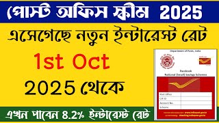 Post office Latest Interest Rates 2025 | Post office New Interest Rates from October 2025