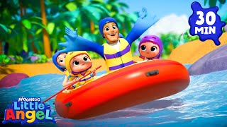 jungle park boat ride little angel cars truck videos kids