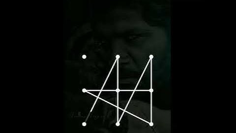 How to keep AlluArjuns sign as pattern lock